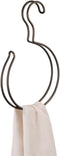 iDesign Classico Over the Rod, Closet Accessory Organizer for Scarves, Pashminas, Handbags - Loop, Bronze...