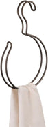 iDesign Classico Over the Rod, Closet Accessory Organizer for Scarves, Pashminas, Handbags - Loop, Bronze...