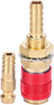 8mm Pair of Water Cooled & Gas Adapter Fitting Quick Connector Set for MIG TIG Welder Torch(Red)...