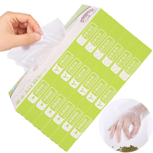 Disposable Gloves L, Food Safe| Latex-Free and Powder-Free Clear Vinyl Gloves for Cooking, Food Prep, Household Cleaning (L, 600)...