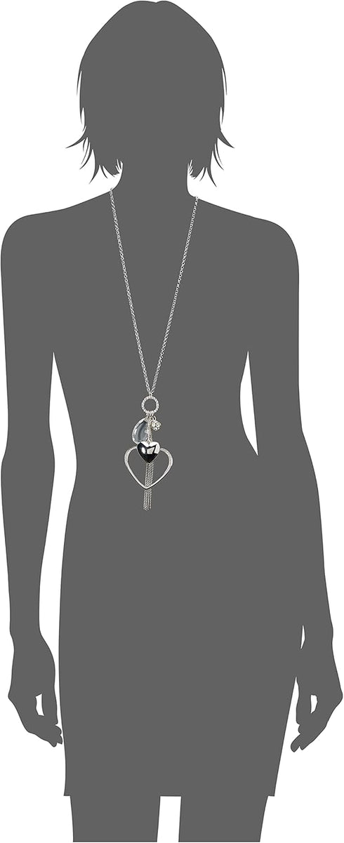 GUESS Basic Large Open Heart Charm Pendant Necklace...