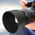 ET-60 Camera Lens Hood for Canon EF S 55-250mm f / 4-5.6 is 90-300mm f / 4.5-5.6 75-300mm ABS Plastic Lens Hood Shade Accessory...
