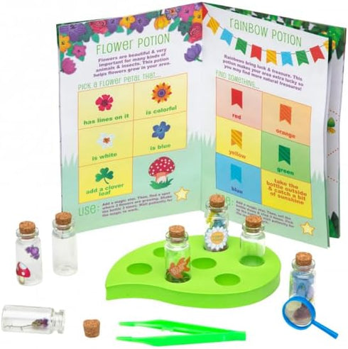 Craft-Tastic Scavenger Hunt Potions - Nature DIY Craft Kit - Create Magical Nature Potions - Makes 7 Potions - Comes with Recipe Book - Ages 4+ wi...