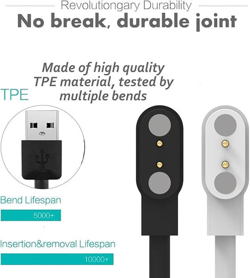 FitTurn USB Charger Compatible with KOSPET Tank M1/M1 Pro/T1/T1 Pro/Magic 3/Magic 4/Rock/Raptor, AMAZTIM C20/C20 Pro,60cm Replacement USB Charger ...