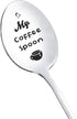 Coffee Gift Spoons for Women Men Funny My Coffee Spoon for Dad Wife Cofee Lovers Gifts for Coffee Drinkers Men Women Christmas Birthday Gift for B...