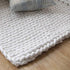 Super Chunky Cotton Yarn for Arm Knitting - Vegan Giant Bulky Yarn 250g - DIY Handmade Blankets...