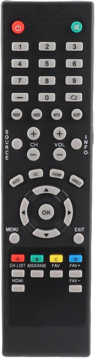 Bewinner Universal TV Remote Control for SEIKI TV, 8m Distance, Easy to Operate...