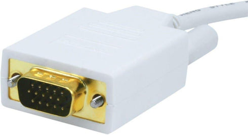 Monoprice Video Cable - 3 Feet - White | 32AWG Mini Display Port to VGA Cable...