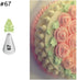 Meao 7 Pieces Piping Tips Set - Stainless Steel Piping Nozzles Kit for Pastry Cupcakes Cakes Cookies Decorating (Silver #6)...