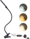 Clip on Reading Light, Clip Light, Warm & Daylight & White Light 3 Colors, Eye-Care Clamp Lamp with 10 Dimmable Illumination Modes...