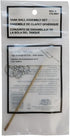 Rocky Mountain Goods Universal Toilet Flapper Lift Wire and Chain - Brass 5” Lift Wire and Brass Chain Replacement Kit for Most Toilet Models - Ea...