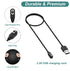 Kissmart Charging Cable for AfterShokz Aeropex AS800, Shokz OpenRun, OpenRun Mini, OpenRun Pro, OpenComm Replacement Shokz Headphone Charger [2Pac...