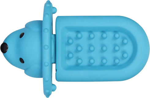 Dog Crate Training Tool Lick Toy for Dogs Training Behavior, Soft Rubber Crate Entertainment Toys Puppy Slow Feeder Pad, Peanut Butter Treat Dispe...