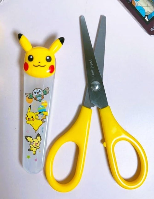 1 Count Pikachu Safety Scissors with Cover (Skyblue)...