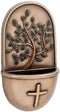 Roman Inc. 6"H Holy Water Font Tree of Life Bronze Wall Font...
