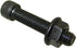 6pcs 1/4-28 x 1.25 Racing Wheel Stud Bolt Serrated Hex Flange Nut for Racing Go Kart...