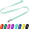 Waterproof Dog Leash, 5/6 FT Durable Odor-Proof Dog Leashes with Strong Metal Hooks Fits Small Medium or Large Dogs (Mint Green, 5FT - 3/4 inch Wi...