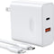 GOODaaa PD 20W Wall Charger with Cable Dual Ports Fast Charing Power Adapter for iPhone Series and Android Devices......