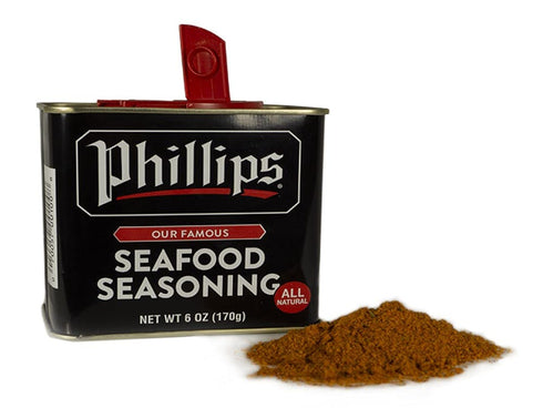 Phillips Seafood Seasoning - Maryland's World Famous Shrimp, Fish and Crab Cake Seasoning used in Phillip's Seafood Restaurants (1)...