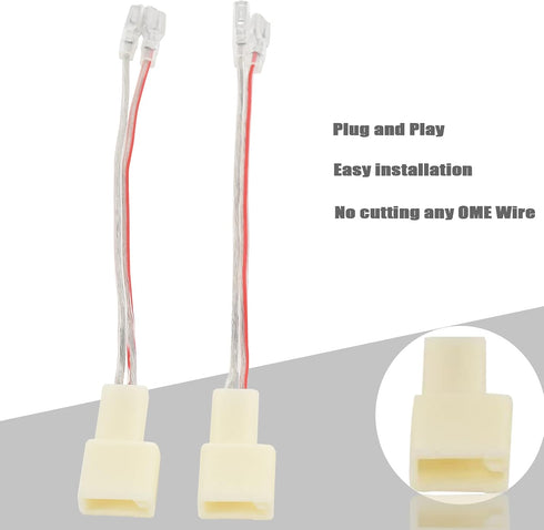 RED WOLF Door Speaker Wiring Harness for Toyota 2005-2018 Tundra, 2001-2016 Rav4, 2003-2019 4Runner, 2004-2020 Subaru Scion Lexus Mitsubishi Car F...