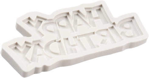 Happy Birthday Silicone Molds Birthday Alphabet Fondant Silicone Mold Letters Chocolate Molds For Birthday Party Cake Decoration Cupcake Topper Ca...