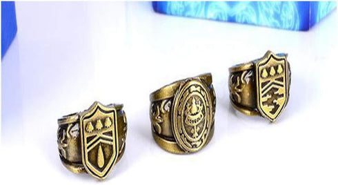 Katekyo Hitman Reborn Accessories - Set of Seven Rings and Necklace...