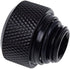 Alphacool 17262 Eiszapfen 13mm HardTube Compression Fitting G1/4 - knurled - deep Black Water Cooling Fittings...