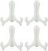 Artliving White 6 inch Plastic Easels Plate Holder Stand Display Stands Picture Frame Stand Holder-Set of 4...