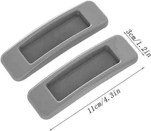 4pcs Self-adhesive Glass Sliding Door Handles, Plastic Door Handle Auxiliary Puller for Glass Doors, Sliding Doors, Window Doors, Sliding Door Cab...
