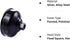 86.4mm 16 Flutes Oil Filter Wrench for BMW With 86mm Cartridge Style Filter Housing Caps, Oil Filter Housing Cap Removal Tool To Change Oil, Oil F...