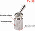TV-3S Solenoid Air Valve Knob Toggle Value Switch Pneumatic Mechanical 3 Way Electric Knob Control...