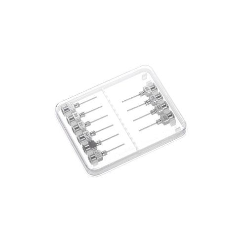 10pcs 20Gauge Stainless Steel Dispensing Needles, 1/2" All Metal Glue Needle Tube Blunt Tips Luer Lock for Thick Liquids, Ink, Glue, Lab Use...