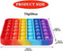 Alphabet Number Fidgety Pops (1 Pcs), ABC Learning & Educational Letter Popper Game, Stress Relief Autism Sensory Toys, Preschool Kindergarten Cla...