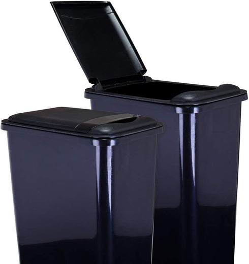 Hardware Resources CAN-50LID Plastic Waste Container Lid, Black...