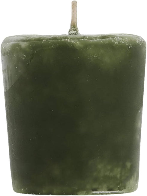Aroma Naturals Votive Candles Essential Oil with Juniper Spruce and Basil, Evergreen Holiday, 6 Count...