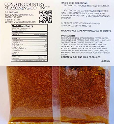 Coyote Country's Medium Chili Mix (3 Pack)...