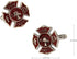 Fire Department Emblem Shield Cross FD Fireman Pair Cufflinks w/Presentation Gift Box Polishing Cloth...