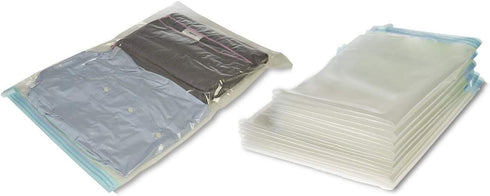Travel Compression Bags, 10-Pack Roll-Up Space Saver Storage Packing Bags for Travel...