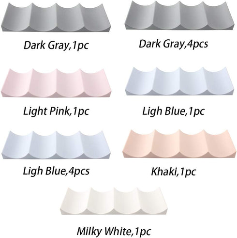 CALIDAKA European Style Wine Rack Countertop Wine Bottle Display Mat Wine Holder Storage Organizer Can Easy Stacker Storage Rack Wave Shape Champa...