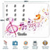 Musical Theme Baby Monthly Milestone Blanket for Boys and Girls, Watercolor Note Sheet Music Month and Age Blanket, 48x40in Soft Flannel, Monthly ...