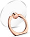 Transparent Phone Ring Holder Grip Cell Phone Ring Holder Finger Kickstand 360° Degree Rotation Clear Phone Ring Stand for Cell Phone Tablet Case ...