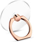 Transparent Phone Ring Holder Grip Cell Phone Ring Holder Finger Kickstand 360° Degree Rotation Clear Phone Ring Stand for Cell Phone Tablet Case ...