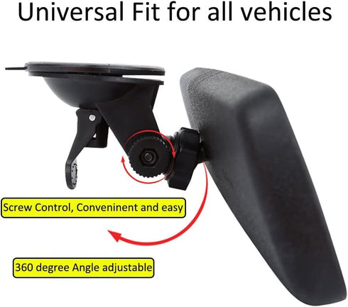 Car Rear View Mirro Day/Night Anti Glare Rearview Mirror Universal Car Truck Mirror Interior SuctionCup Wide View Mirror - (Anti Glare Delux Versi...