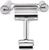Rolling Pin Double Roller, Stainless Steel Pastry and Pizza Double Dough Baker Roller Metal Kitchen Utensils Ideal for Baking Dough, Pizza, Pie, P...