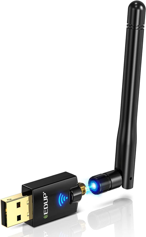 EDUP AC600M USB WiFi Adapter for PC, Wireless USB Network Adapters Dual Band 2.4G/5.8Ghz Wi-Fi Dongle Antenna for Laptop Desktop Compatible Window...