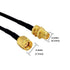 CORONIR 2Pack 33ft WiFi Antenna Extension Cable RP-SMA Male to Female Connector for Wireless LAN Router Bridge Wireless Network Card Security IP C...