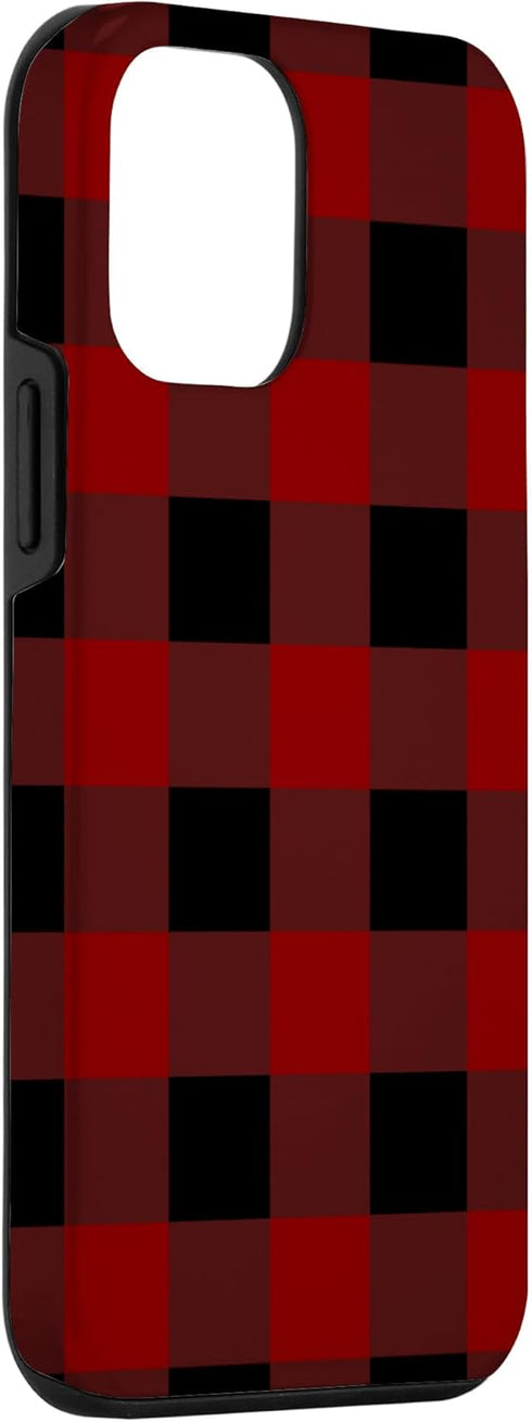 iPhone 12 mini Buffalo Plaid Check Tartan Pattern Lumberjack Flannel Case...