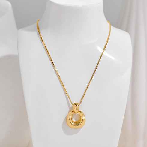 Gold Pendant Necklace for Women Statement Pendant Necklace for Women Jewelry Gift...