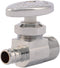 SharkBite 1/2 Inch MPT Crimp Multi-Turn Straight Stop, Brass Plumbing Fitting, PEX Pipe, PE-RT, 23061LF...