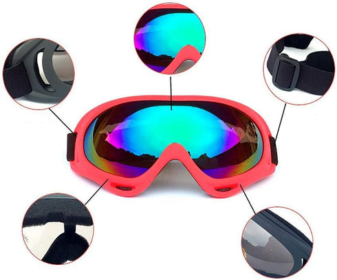 Dplus ATV Dirt Bike Goggle, Racing MX Goggle, Anti-Dust Motorcycle Goggles,Cycling Skiing Girl...